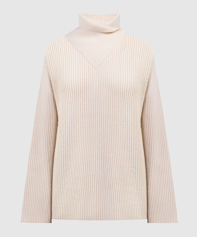 Toteme White wool sweater 234WRTWTP160YA0007