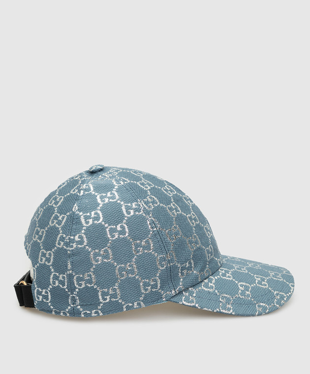 Gucci Голубая кепка 6319533HK75 изображение 3