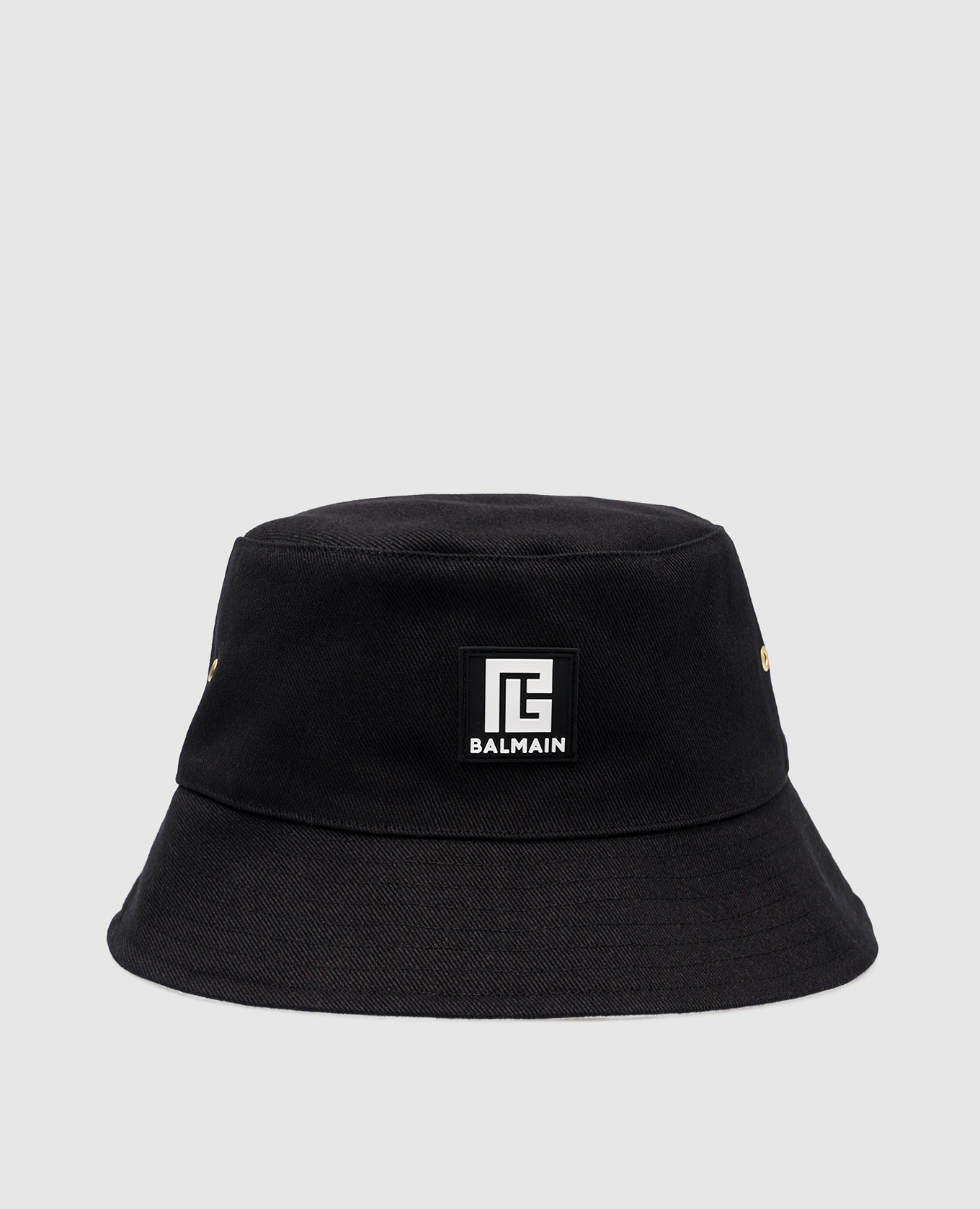 

Черная панама с логотипом, Черный, Панамы