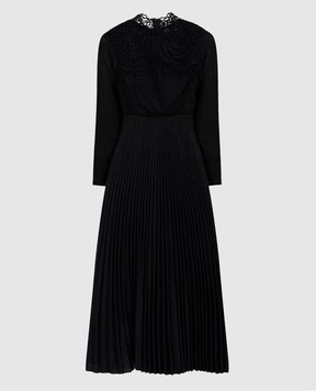 Ermanno Scervino Черное платье из плиссе D432Q308ODX