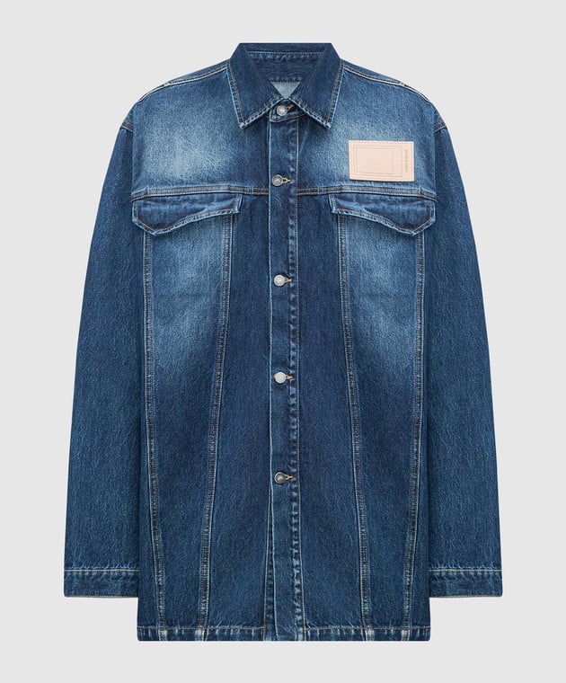 A Cold Wall Denim shirt with a patch ACWMH055