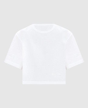 Juun.j Біла футболка з вишивкою логотипа JW3742W00