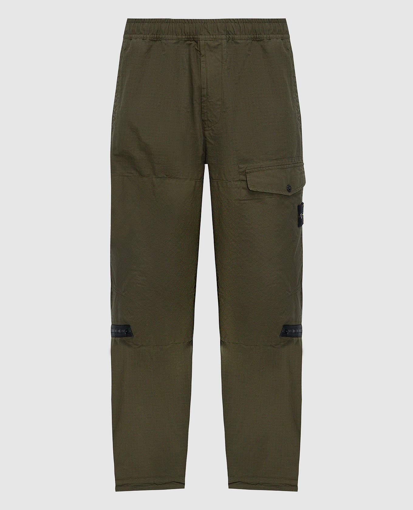 Khaki logo cargo pants