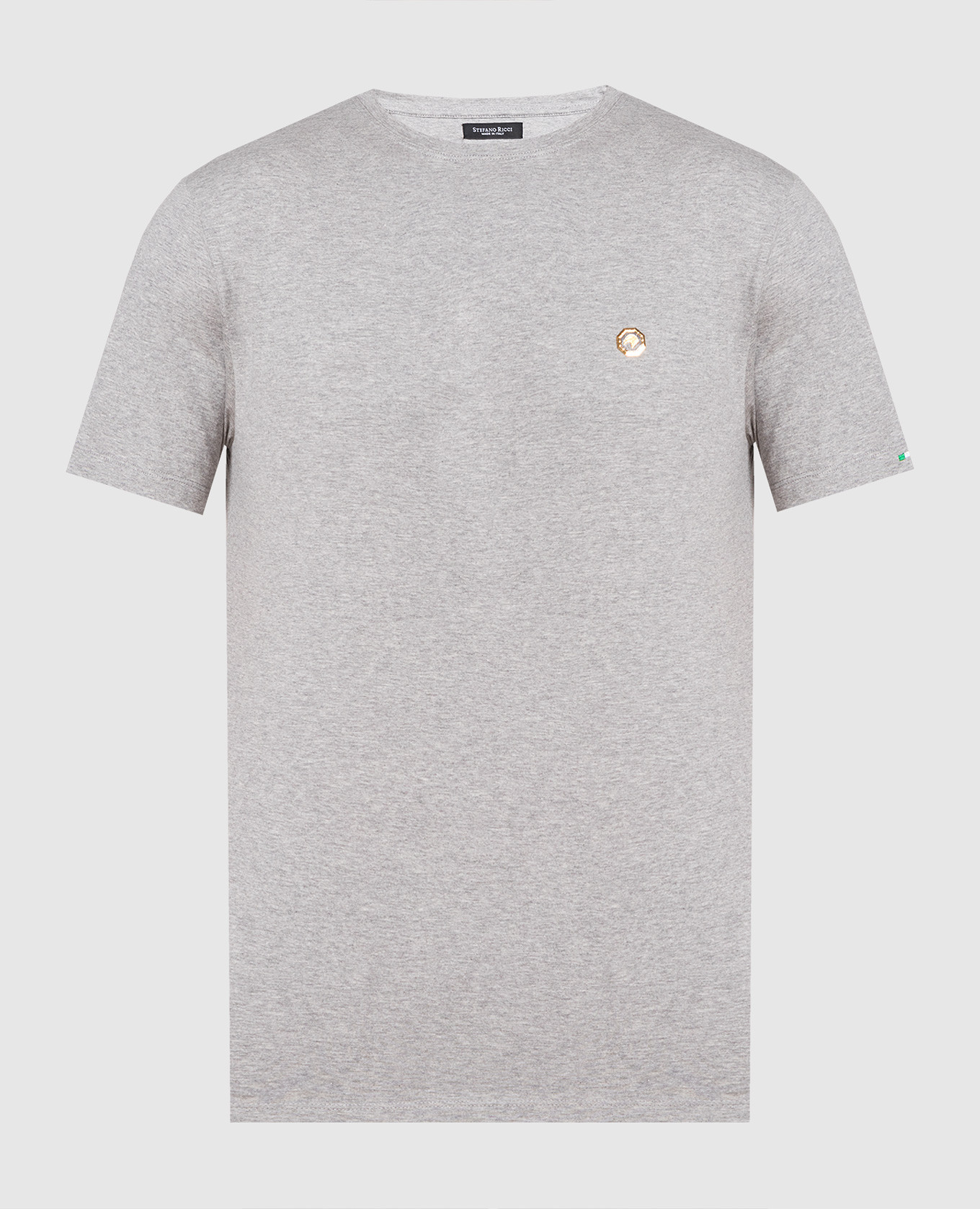 

Серая футболка с логотипом, Серый, Футболки