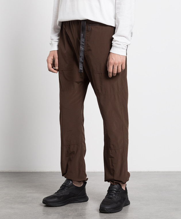 Off-White Industrial brown trousers OMCA230S22FAB001 image 3