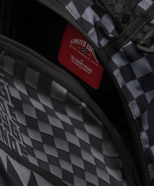 Sprayground Черный рюкзак с подсветкой Fiber optic lightshow 910B4025NSZ изображение 3