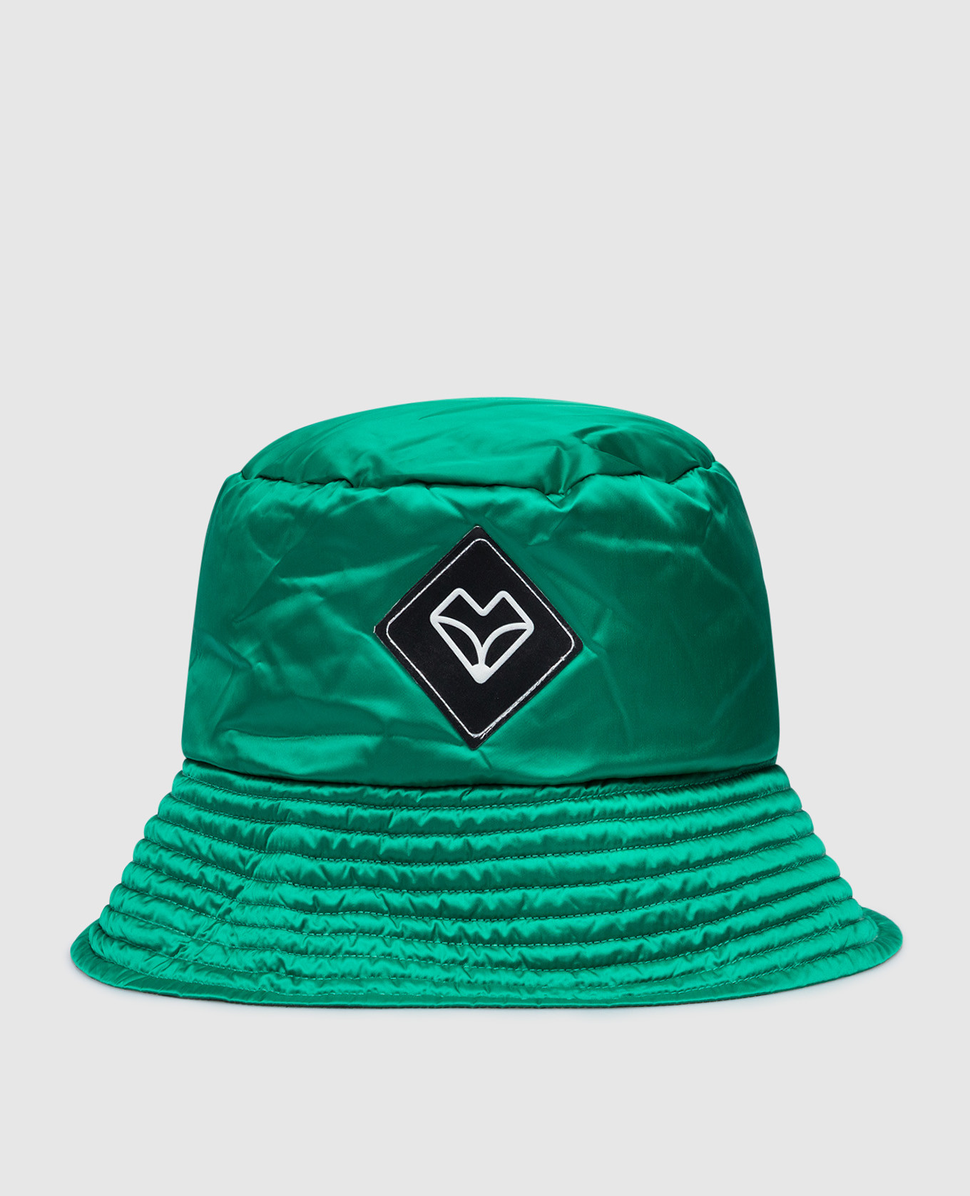 Green hat with logo