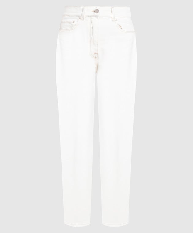 Peserico White jeans with logo P04525LQ04286