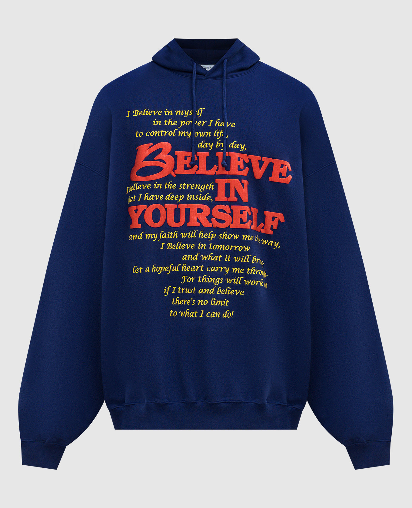 

Фиолетовые худи Believe in Yourself с вышивкой и фактурным принтом, Фиолетовый, Худи