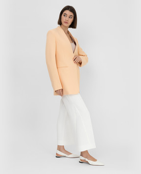 Jil Sander Персиковий жакет із вовни JSCU190510WU200900