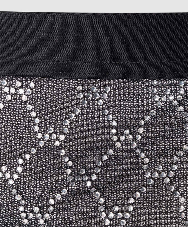 Wolford Черный пояс для чулок с критсалами 4W2259 изображение 3