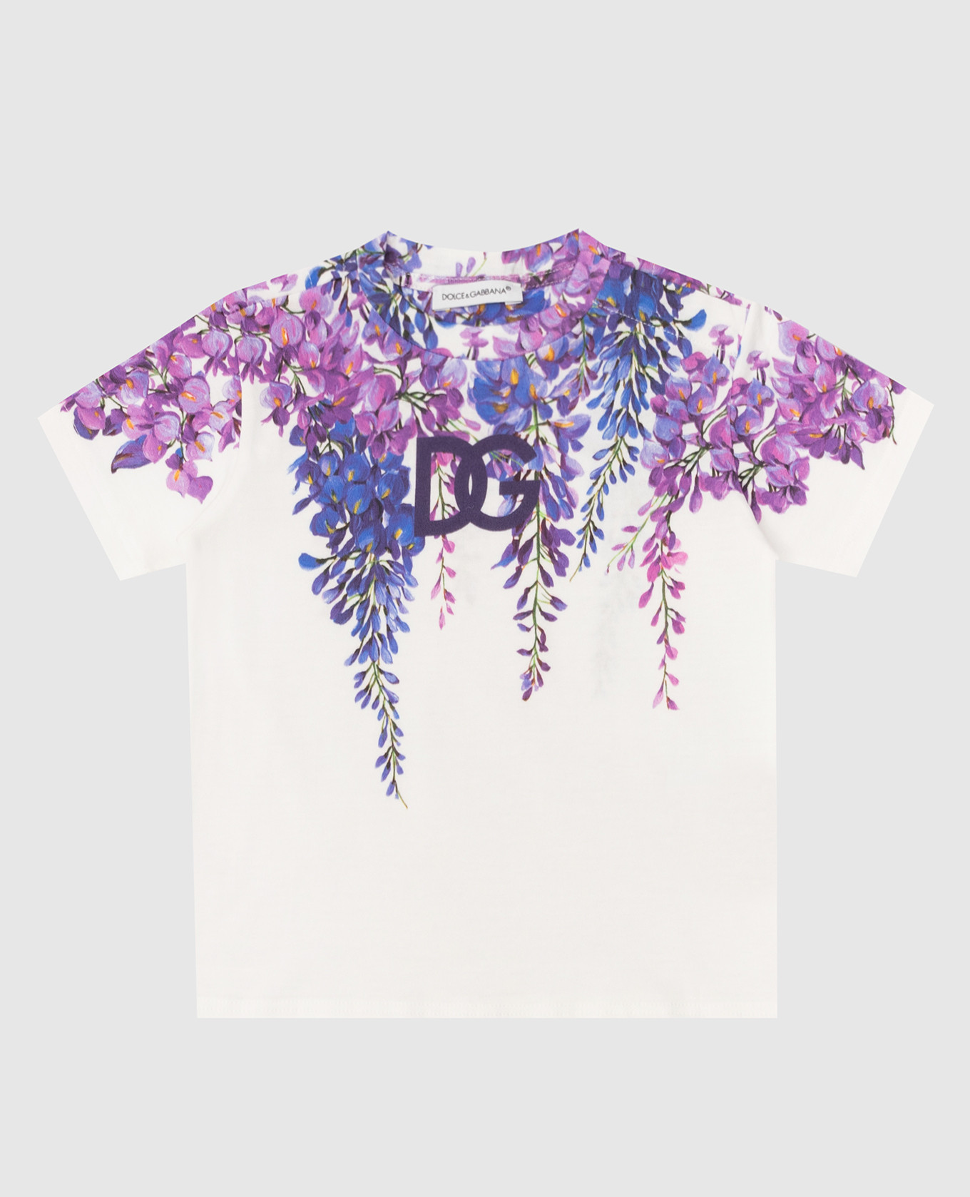 

Детская футболка с принтом Wisteria, Белый, Футболки