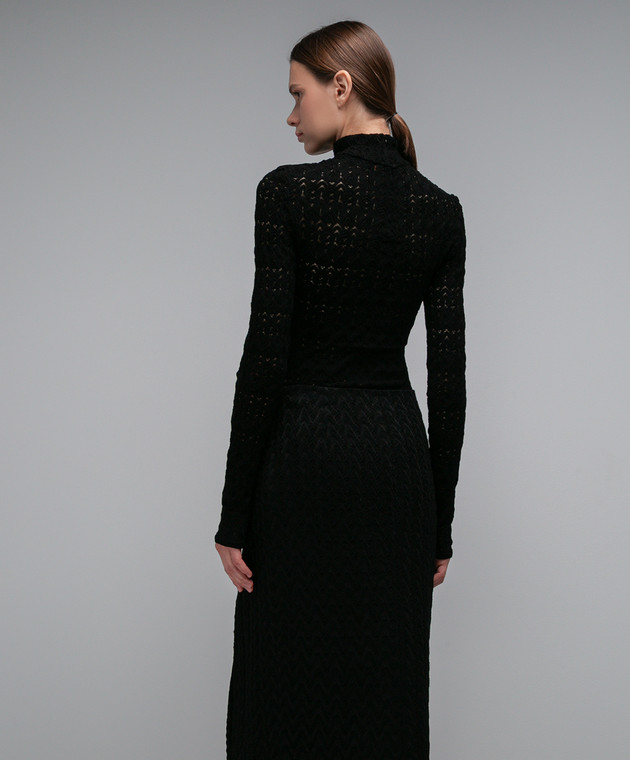 Missoni Чорний ажурний гольф DS23WN1SBR00SU зображення 4