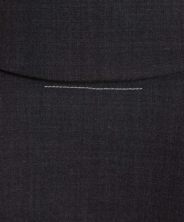 Maison Margiela MM6 Черное пальто S52AA0154S47850 изображение 5