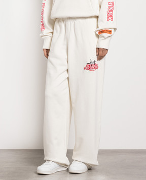 Heron Preston Белые спортивные штаны HWCH006S23JER001