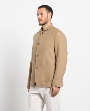Loro Piana Коричневое пальто из кашемира FAL2980