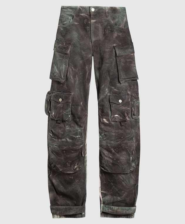 The Attico Fern Cargo Pants in Camouflage 227WCP47D022 online