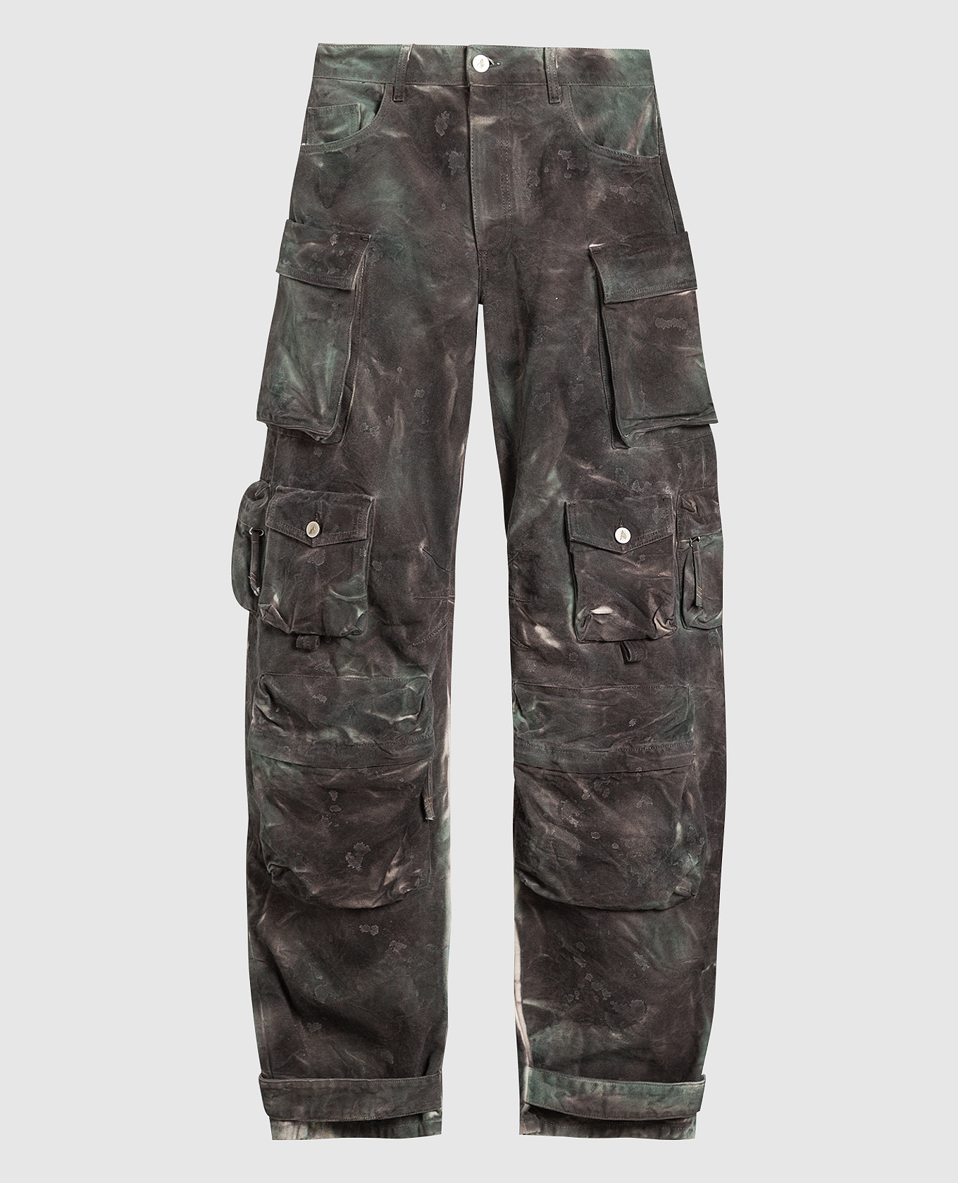 The Attico Fern Cargo Pants in Camouflage 227WCP47D022