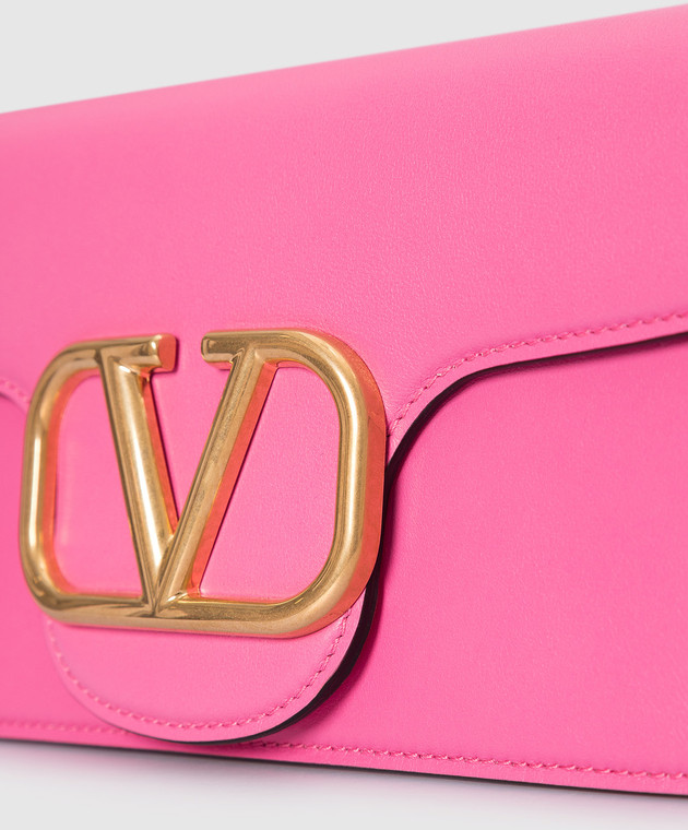 Valentino Рожева сумка з емблемою VLogo Signature XW2B0K30ZXL зображення 4