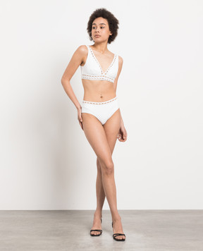 Ermanno Scervino Белый лиф от купальика D424Y352LYT