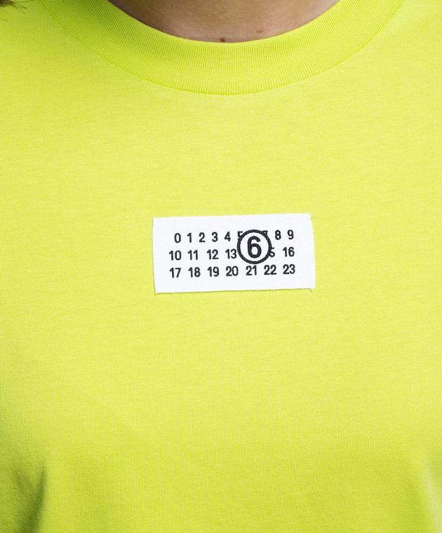 Maison Margiela MM6 Green t-shirt with logo S52GC0311S24312 image 5