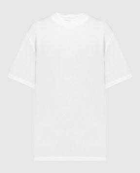Anine Bing Белая футболка с логотипом логотип A082140100A