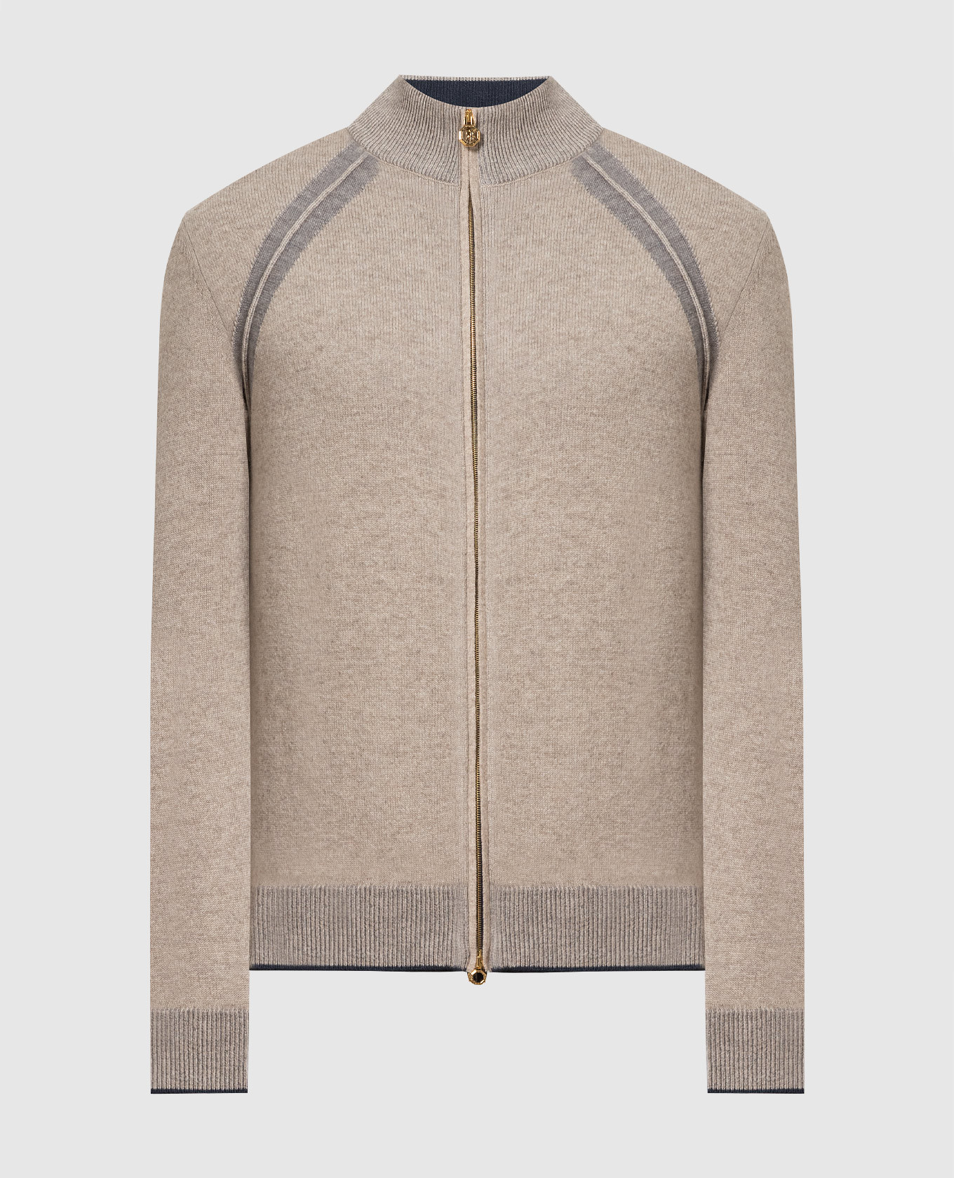 

Коричневый кардиган из кашемира и шелка., Кардиганы