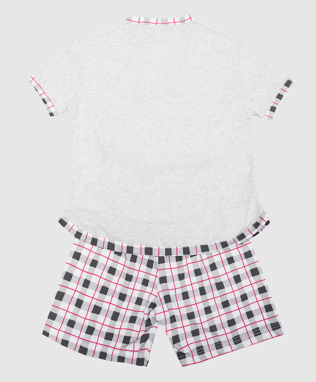 RiminiVeste Gray printed Gary pajamas for children P25047 image 2