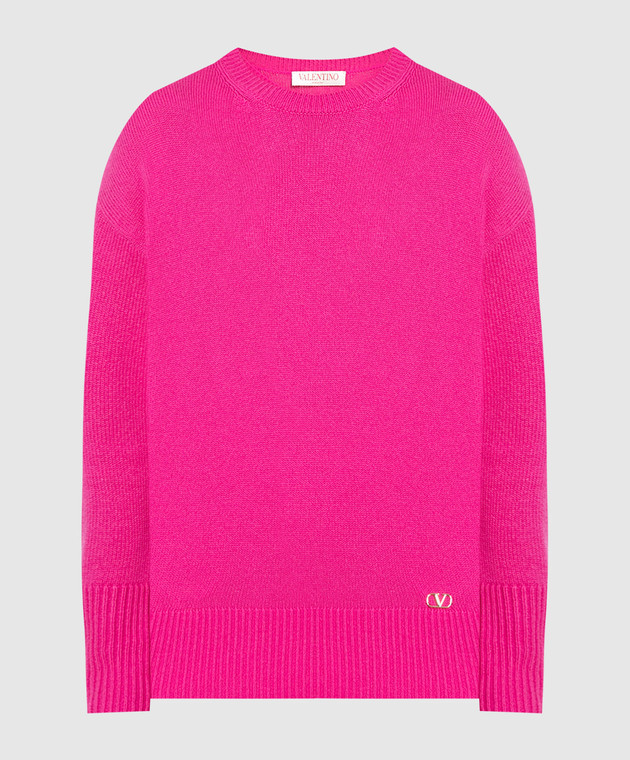 Valentino Pink jumper with logo 3B3KC48L83L