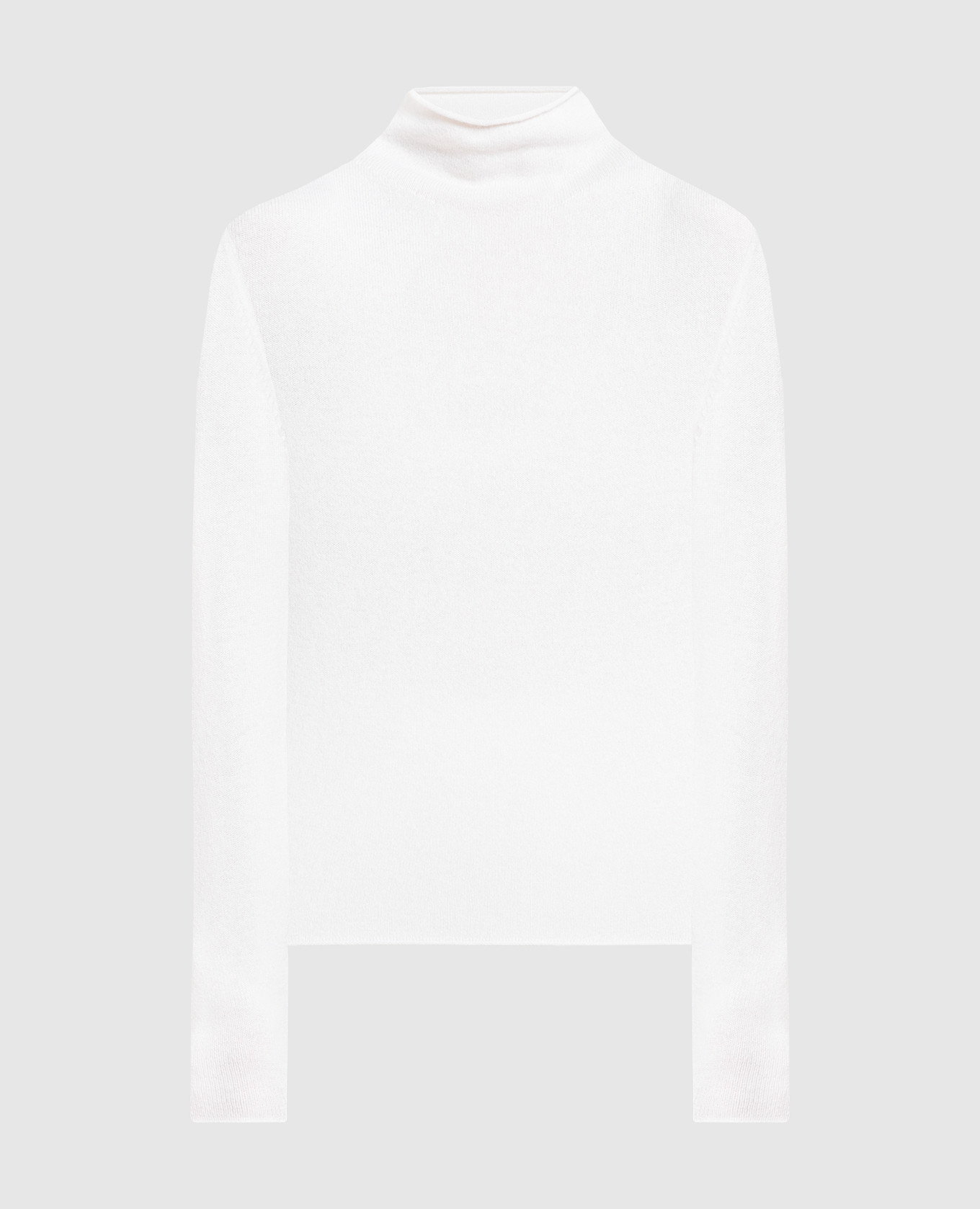 White cashmere jumper