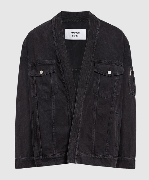 AMBUSH Gray denim jacket BMYE015S23DEN001