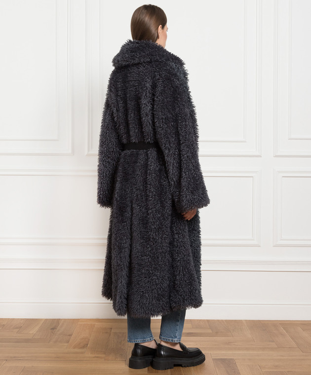 Ermanno Scervino Зеленое пальто D430D309VRV изображение 4