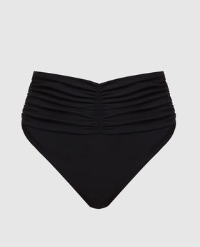 Magda Butrym Black panties from a swimsuit with a brooch 811721