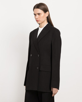Jil Sander Чорний двобортний жакет J01BN0101J65005