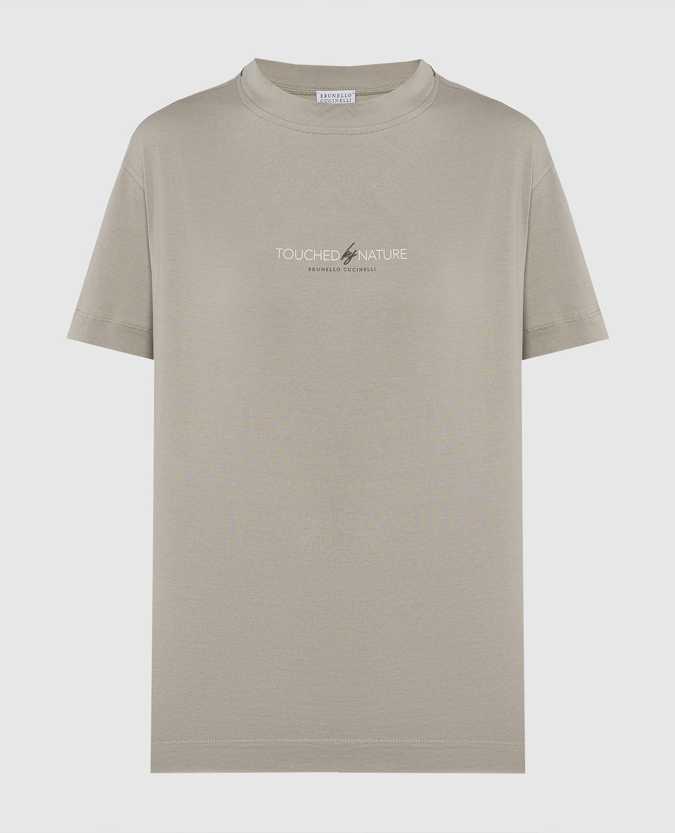 Nature gray t-shirt with monil chain