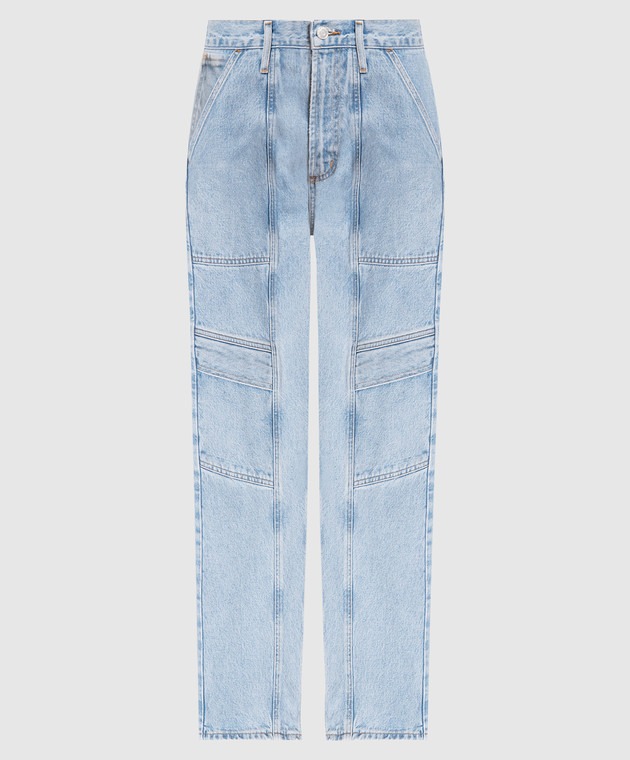 AGOLDE Blue cargo jeans with a distressed effect A91201535