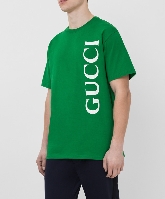 Gucci Зелена футболка 565806XJB2V зображення 3