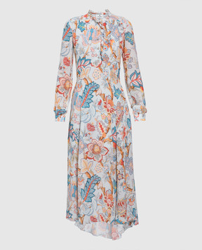 Etro Світло-блакитне плаття з квітковим принтом D192964257