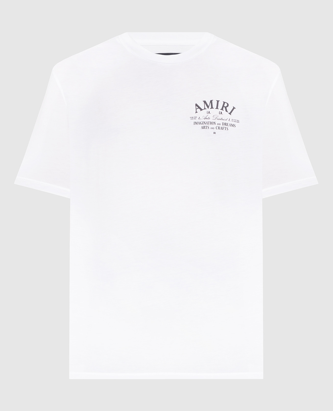 Amiri Logo-print Short-sleeve T-shirt In White