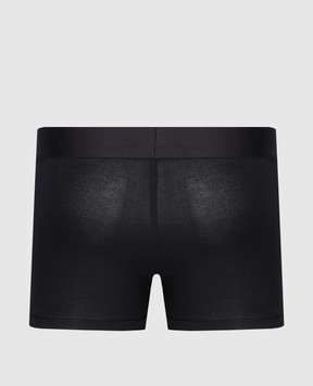 Zimmerli Чорні труси-боксери Pureness з логотипом 7001343