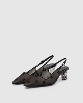 Givenchy Черные слингбеки G Cube BE402LE1PW