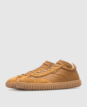 Bally Коричневые кожаные кеды Player WK005FVT012