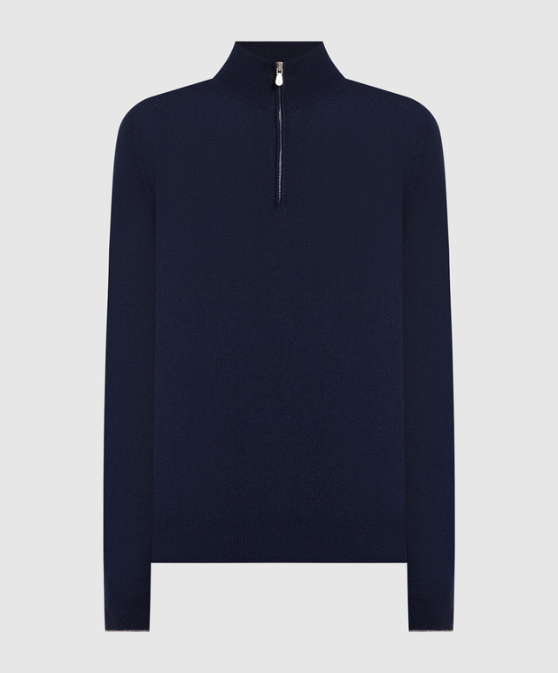 Brunello Cucinelli Blue cashmere sweater M2200124