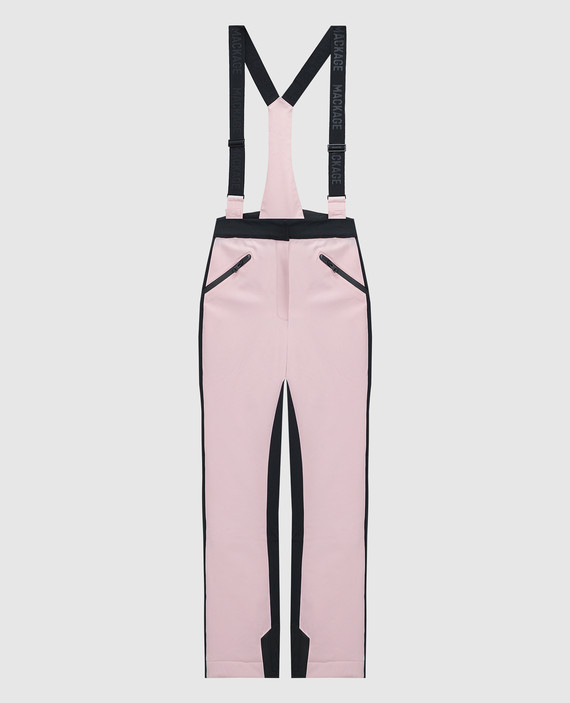 Розовые горнолыжные штаны Nyomi с логотипом