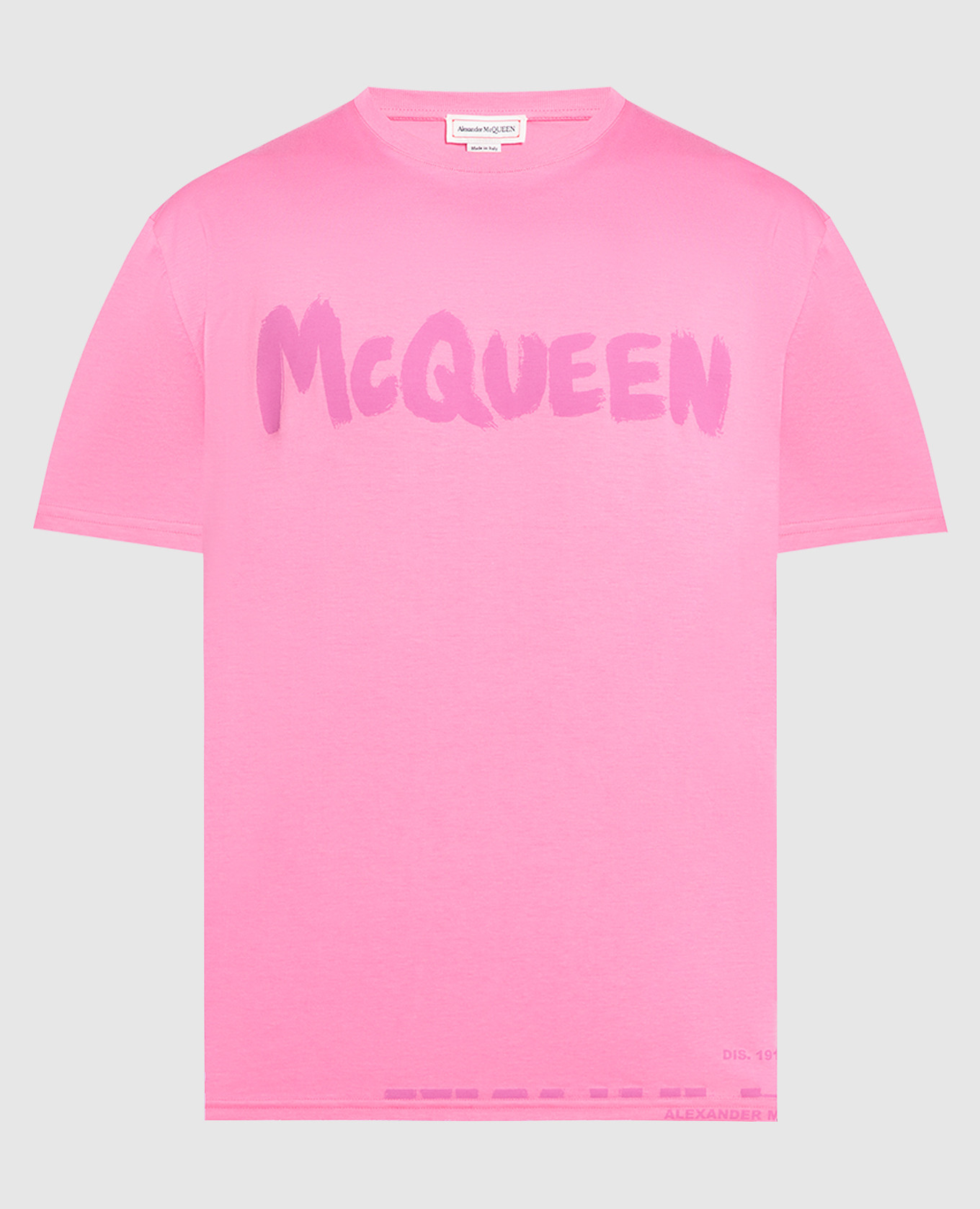 

Розовая футболка с принтом логотипа Mcqueen Graffiti, Розовый, Футболки