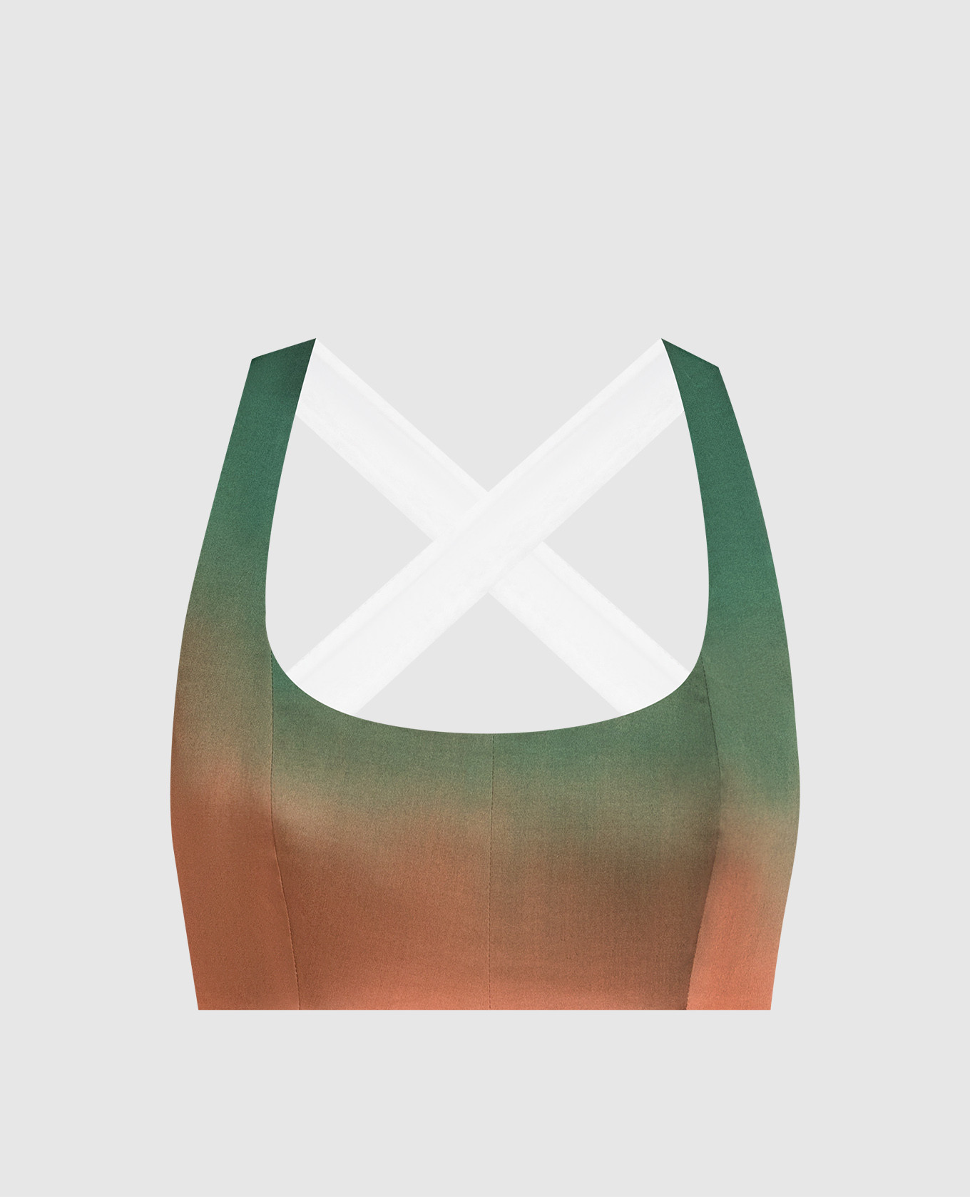 

Зеленый топ с принтом Tie Dye, Топы