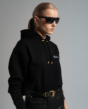 Balmain Черные очки Major с логотипом BPS147B142