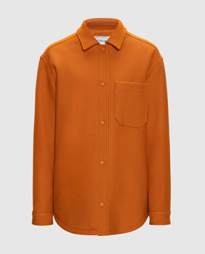 Off-White Оранжевая рубашка OWES002F23FAB001