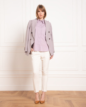 Brunello Cucinelli Фіолетова сорочка з ланцюжком моніль M0091MF157