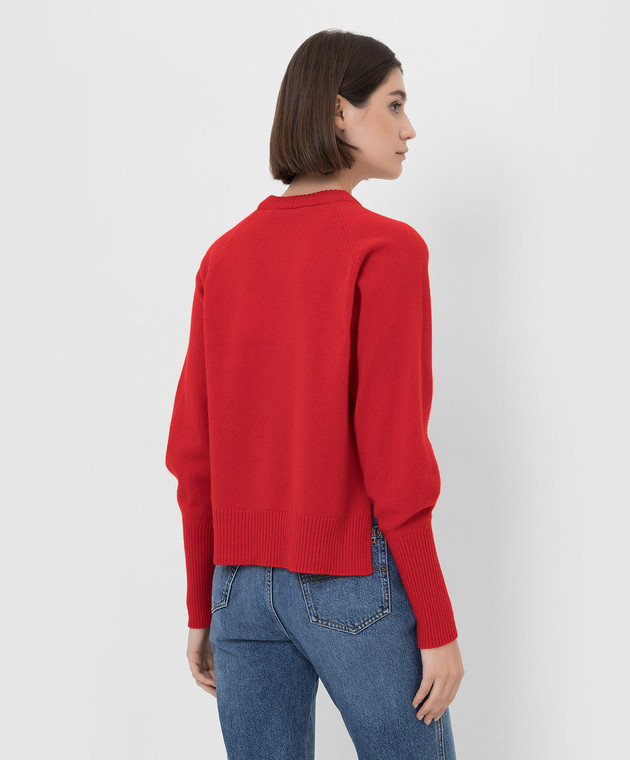 Philosophy di Lorenzo Serafini Червоний светр із вовни та кашеміру з логотипом A0917700 зображення 4